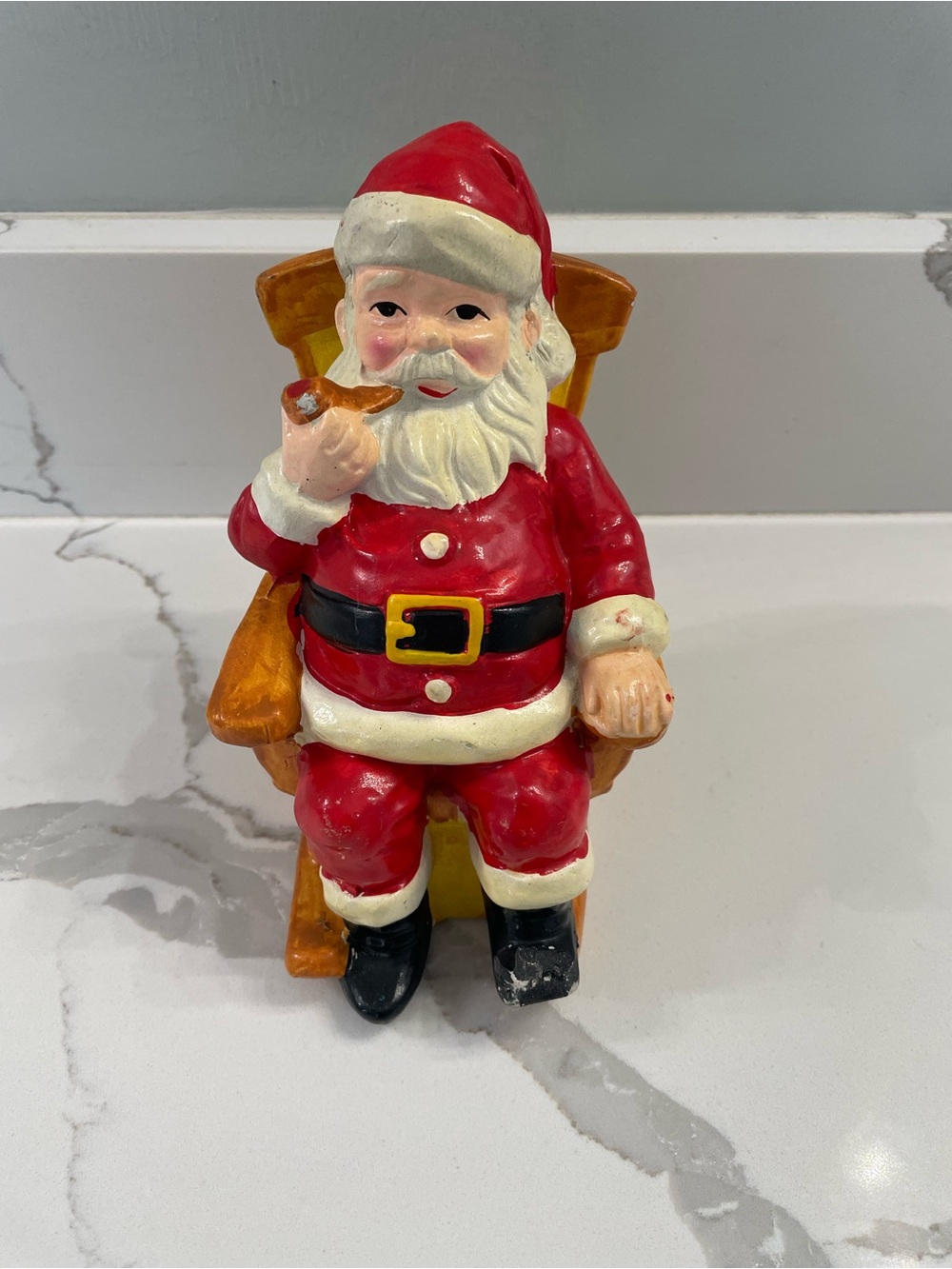 Festive Red Santa Figurine Holiday Decor